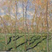 Trees in Winter,View of Bennecourt Claude Monet